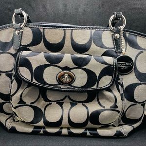 Coach signature bag with COA